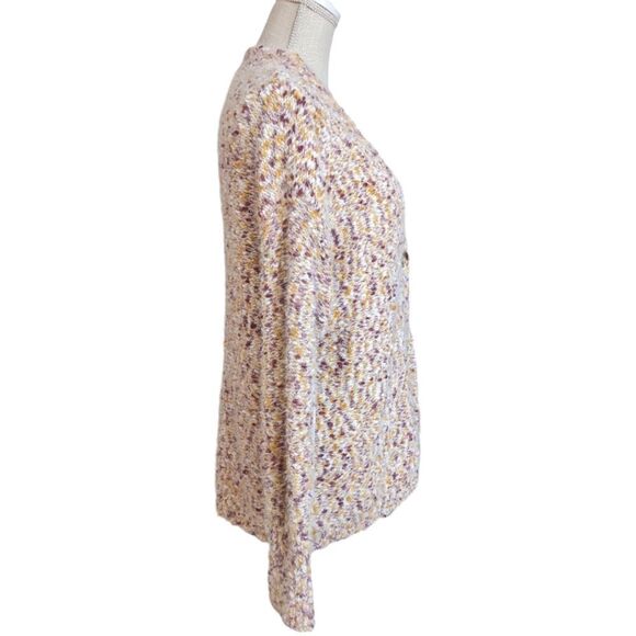 Callahan Anthropologie Women's Garland Speckled Eyelash Button Cardigan Sz S NWT - Picture 4 of 7